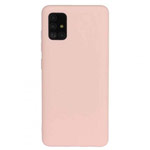 Чехол Yotrix LiquidSilicone для Samsung Galaxy A41 (светло-розовый, гелевый)