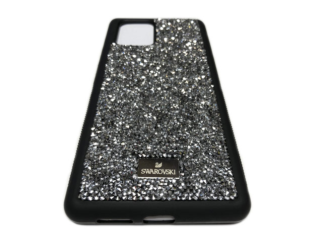 Чехол Swarovski Crystal Case для Samsung Galaxy S20 (серебристый, гелевый)