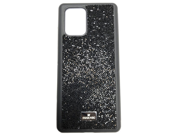 Чехол Swarovski Crystal Case для Samsung Galaxy S20 plus (черный, гелевый)