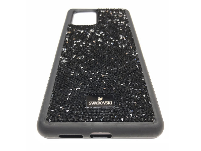Чехол Swarovski Crystal Case для Samsung Galaxy S20 plus (черный, гелевый)