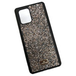 Чехол Swarovski Crystal Case для Samsung Galaxy S20 plus (розовый, гелевый)