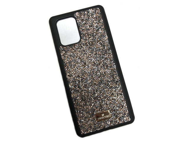 Чехол Swarovski Crystal Case для Samsung Galaxy S20 plus (розовый, гелевый)