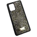 Чехол Swarovski Crystal Case для Samsung Galaxy S20 plus (золотистый, гелевый)