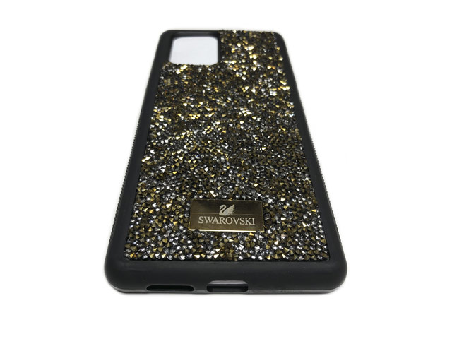 Чехол Swarovski Crystal Case для Samsung Galaxy S20 plus (золотистый, гелевый)