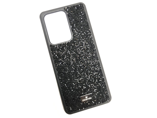 Чехол Swarovski Crystal Case для Samsung Galaxy S20 ultra (черный, гелевый)