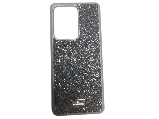 Чехол Swarovski Crystal Case для Samsung Galaxy S20 ultra (черный, гелевый)