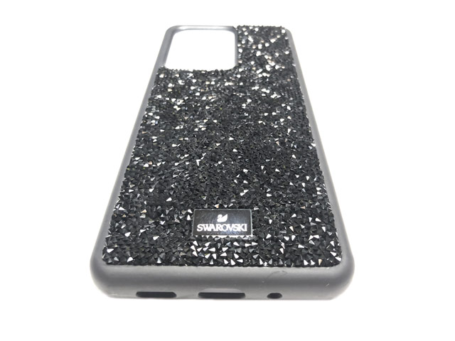 Чехол Swarovski Crystal Case для Samsung Galaxy S20 ultra (черный, гелевый)