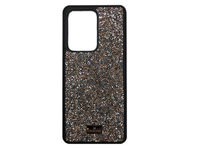 Чехол Swarovski Crystal Case для Samsung Galaxy S20 ultra (розовый, гелевый)