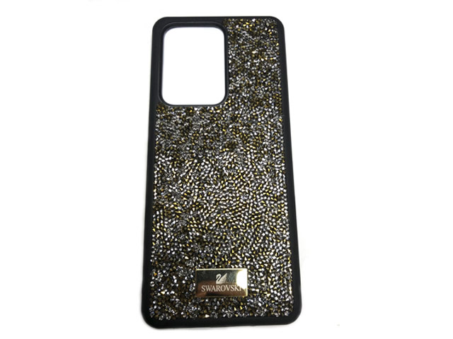 Чехол Swarovski Crystal Case для Samsung Galaxy S20 ultra (золотистый, гелевый)