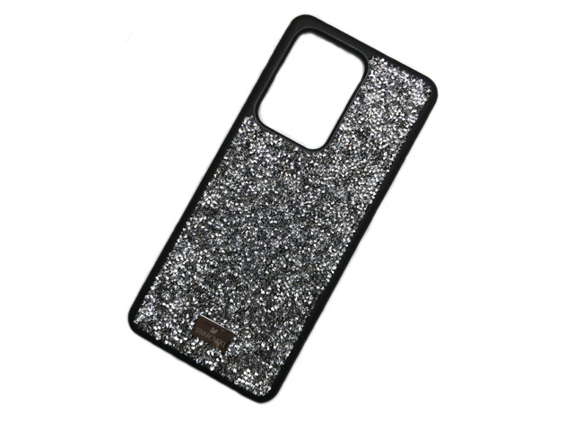 Чехол Swarovski Crystal Case для Samsung Galaxy S20 ultra (серебристый, гелевый)