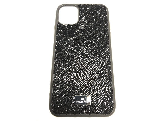 Чехол Swarovski Crystal Case для Apple iPhone 11 (черный, гелевый)