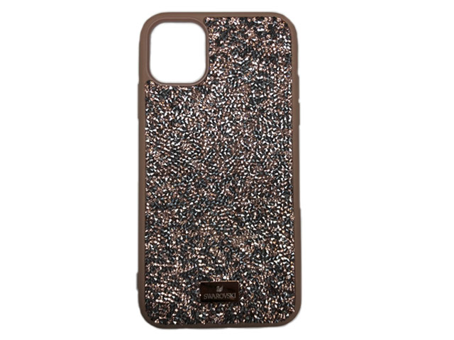 Чехол Swarovski Crystal Case для Apple iPhone 11 (розовый, гелевый)