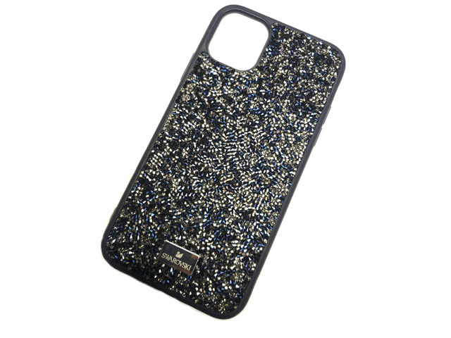 Чехол Swarovski Crystal Case для Apple iPhone 11 (темно-синий, гелевый)