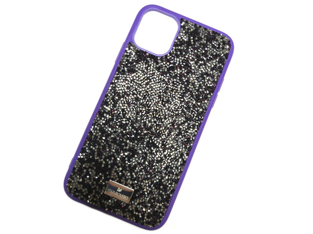 Чехол Swarovski Crystal Case для Apple iPhone 11 (фиолетовый, гелевый)