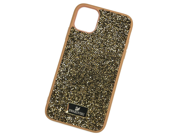 Чехол Swarovski Crystal Case для Apple iPhone 11 (коричневый, гелевый)