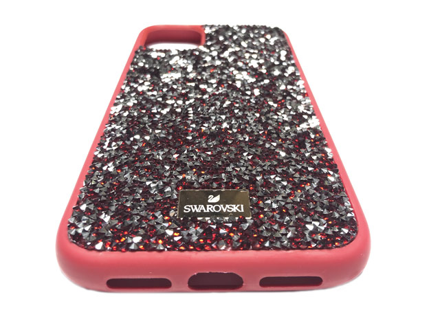 Чехол Swarovski Crystal Case для Apple iPhone 11 (красный, гелевый)