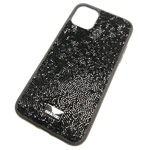 Чехол Swarovski Crystal Case для Apple iPhone 11 pro (черный, гелевый)