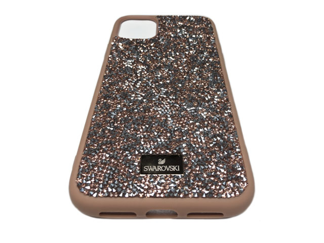 Чехол Swarovski Crystal Case для Apple iPhone 11 pro (розовый, гелевый)