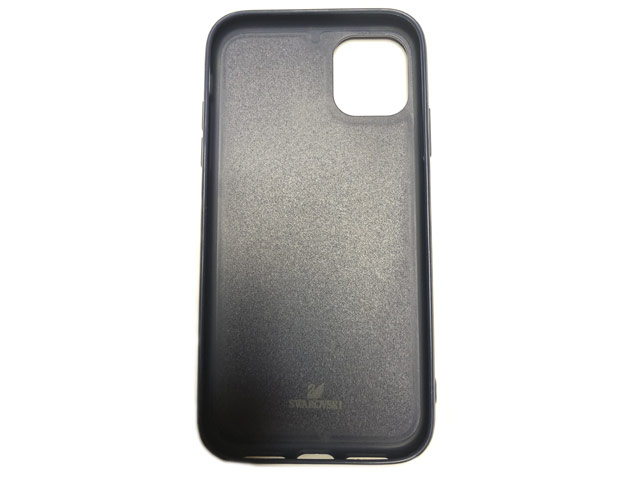 Чехол Swarovski Crystal Case для Apple iPhone 11 pro (темно-синий, гелевый)