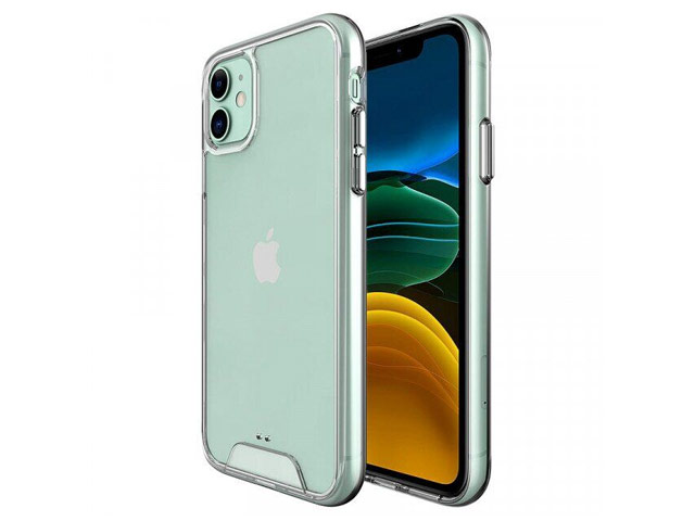 Чехол Space Military Standart case для Apple iPhone 11 (прозрачный, композитный)