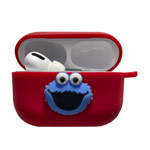 Чехол Synapse Сartoons Case для Apple AirPods pro (Sesame St. Cookie Monster, силиконовый)