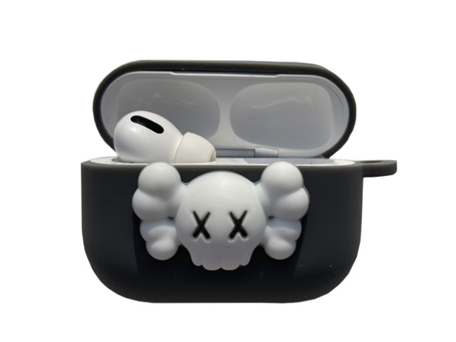 Чехол Synapse Сartoons Case для Apple AirPods pro (KAWS Grey, силиконовый)