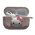 Чехол Synapse Сartoons Case для Apple AirPods pro (Hello Kitty Pink, силиконовый)