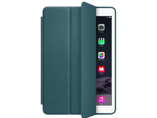 Чехол Yotrix SmarterCase для Apple iPad 10.2 (темно-зеленый, кожаный)