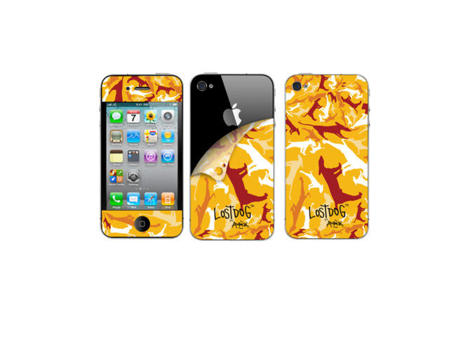 Скин The LostDog 2011 для Apple iPhone 4 (Blaze Orange)
