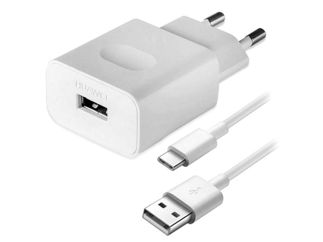 Зарядное устройство Huawei SuperCharge Adapter Type-C универсальное (сетевое, 5V/9V, 2A, USB-C, белое)