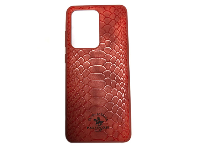 Чехол Santa Barbara Knight для Samsung Galaxy S20 ultra (красный, кожаный)