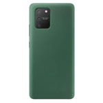 Чехол Yotrix LiquidSilicone для Samsung Galaxy S10 lite (темно-зеленый, гелевый)