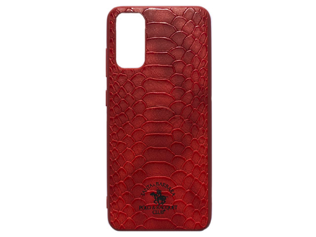 Чехол Santa Barbara Knight для Samsung Galaxy S20 (красный, кожаный)
