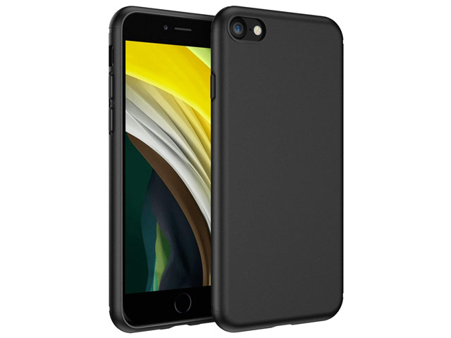Чехол Yotrix UltrathinCase для Apple iPhone 7 (черный, гелевый)