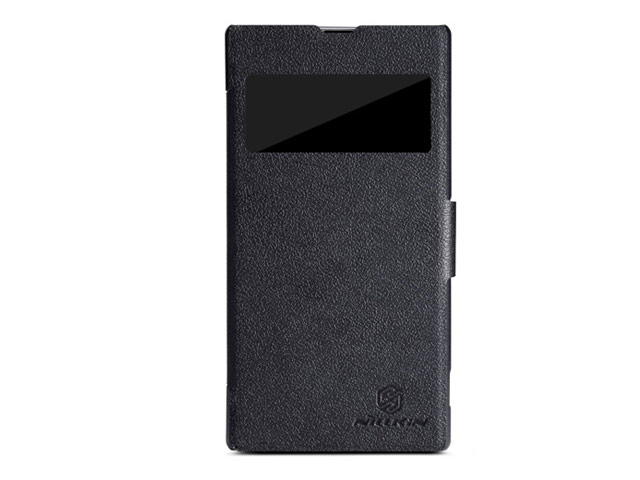 Чехол Nillkin Side leather case для Sony Xperia Z1 L39h (черный, кожанный)