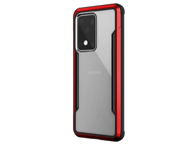 Чехол X-doria Defense Shield для Samsung Galaxy S20 ultra (красный, маталлический)