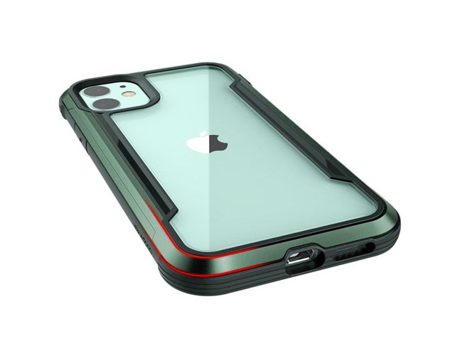 Чехол X-doria Defense Shield для Apple iPhone 11 (темно-зеленый, маталлический)