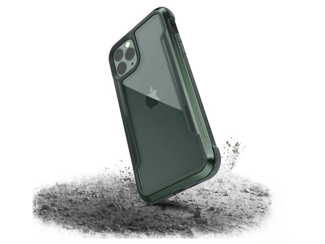 Чехол X-doria Defense Shield для Apple iPhone 11 pro (темно-зеленый, маталлический)