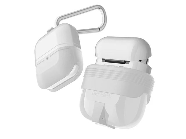 Чехол X-doria Defense Journey для Apple AirPods (белый, гелевый/пластиковый)