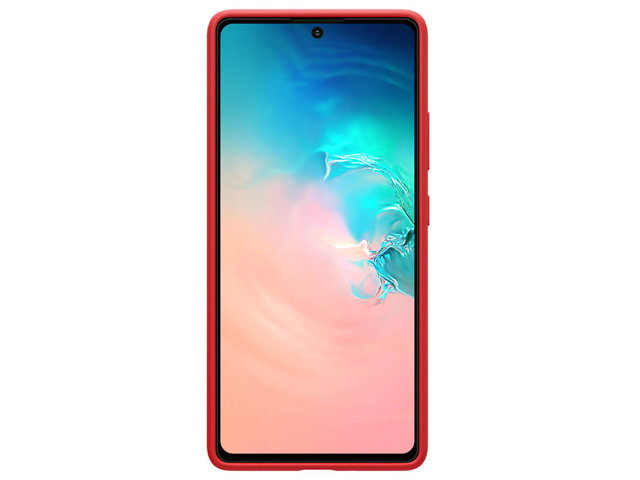 Чехол Nillkin Flex Pure case для Samsung Galaxy S10 lite 2020 (красный, гелевый)