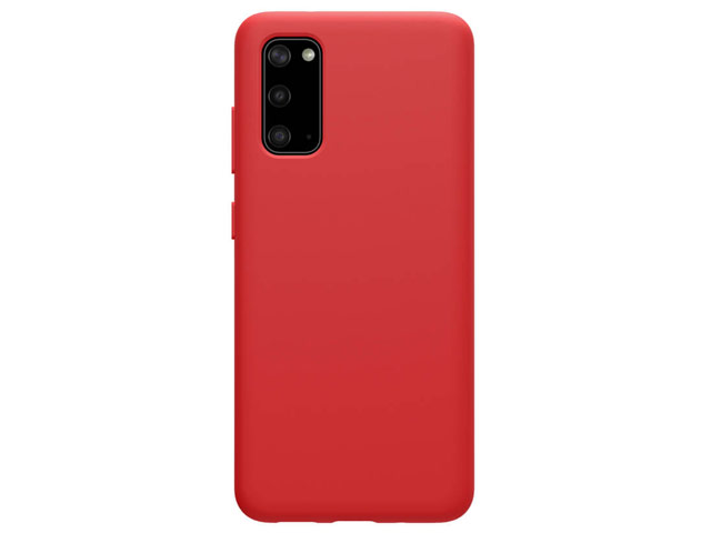 Чехол Nillkin Flex Pure case для Samsung Galaxy S20 (красный, гелевый)