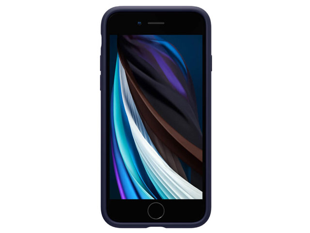 Чехол Nillkin Flex Pure case для Apple iPhone SE 2020 (синий, гелевый)