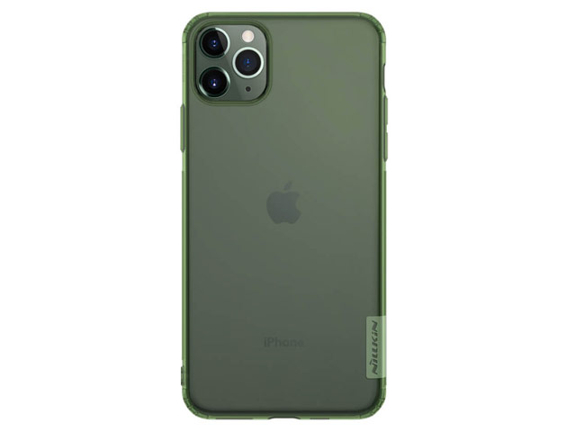 Чехол Nillkin Nature case для Apple iPhone 11 pro (зеленый, гелевый)