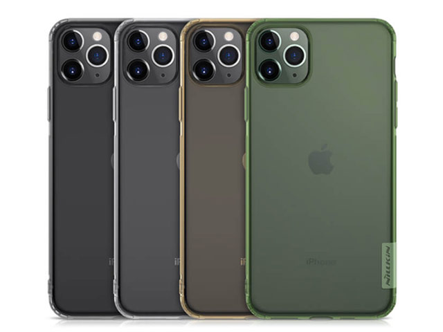 Чехол Nillkin Nature case для Apple iPhone 11 pro max (зеленый, гелевый)