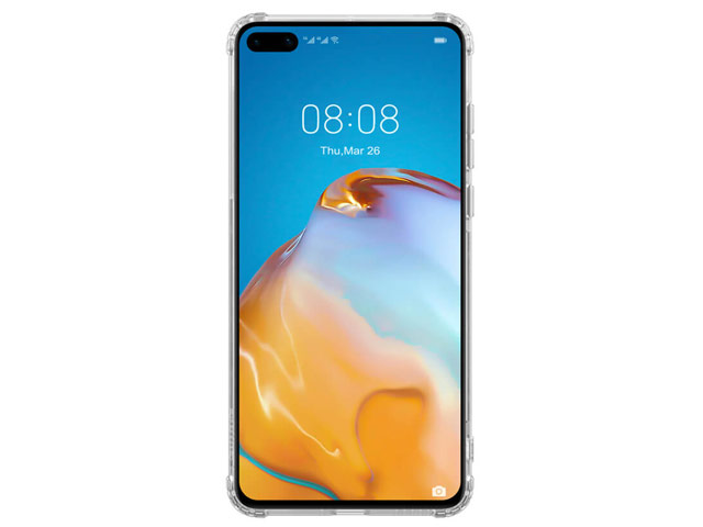 Чехол Nillkin Nature case для Huawei P40 (прозрачный, гелевый)