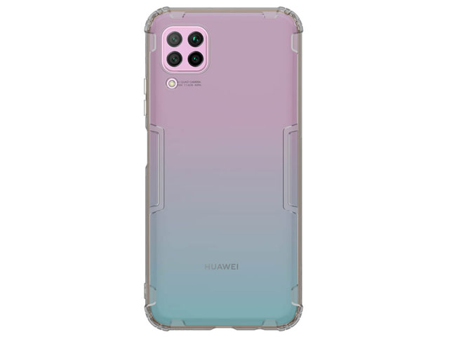 Чехол Nillkin Nature case для Huawei P40 lite (серый, гелевый)