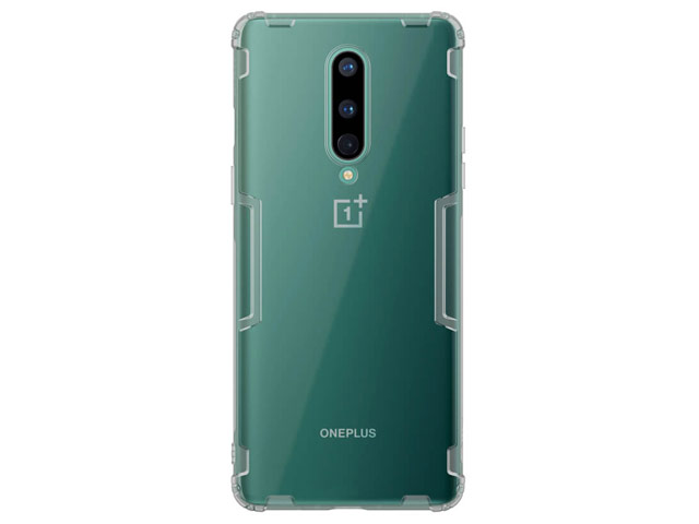 Чехол Nillkin Nature case для OnePlus 8 (серый, гелевый)