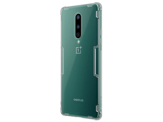 Чехол Nillkin Nature case для OnePlus 8 (серый, гелевый)