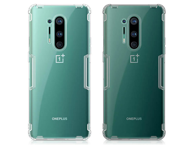 Чехол Nillkin Nature case для OnePlus 8 pro (прозрачный, гелевый)