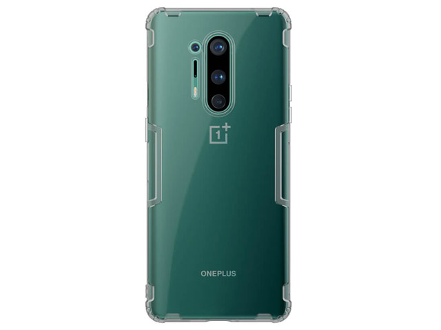 Чехол Nillkin Nature case для OnePlus 8 pro (серый, гелевый)